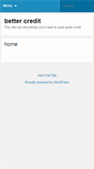 Mobile Screenshot of bettercredit365.com